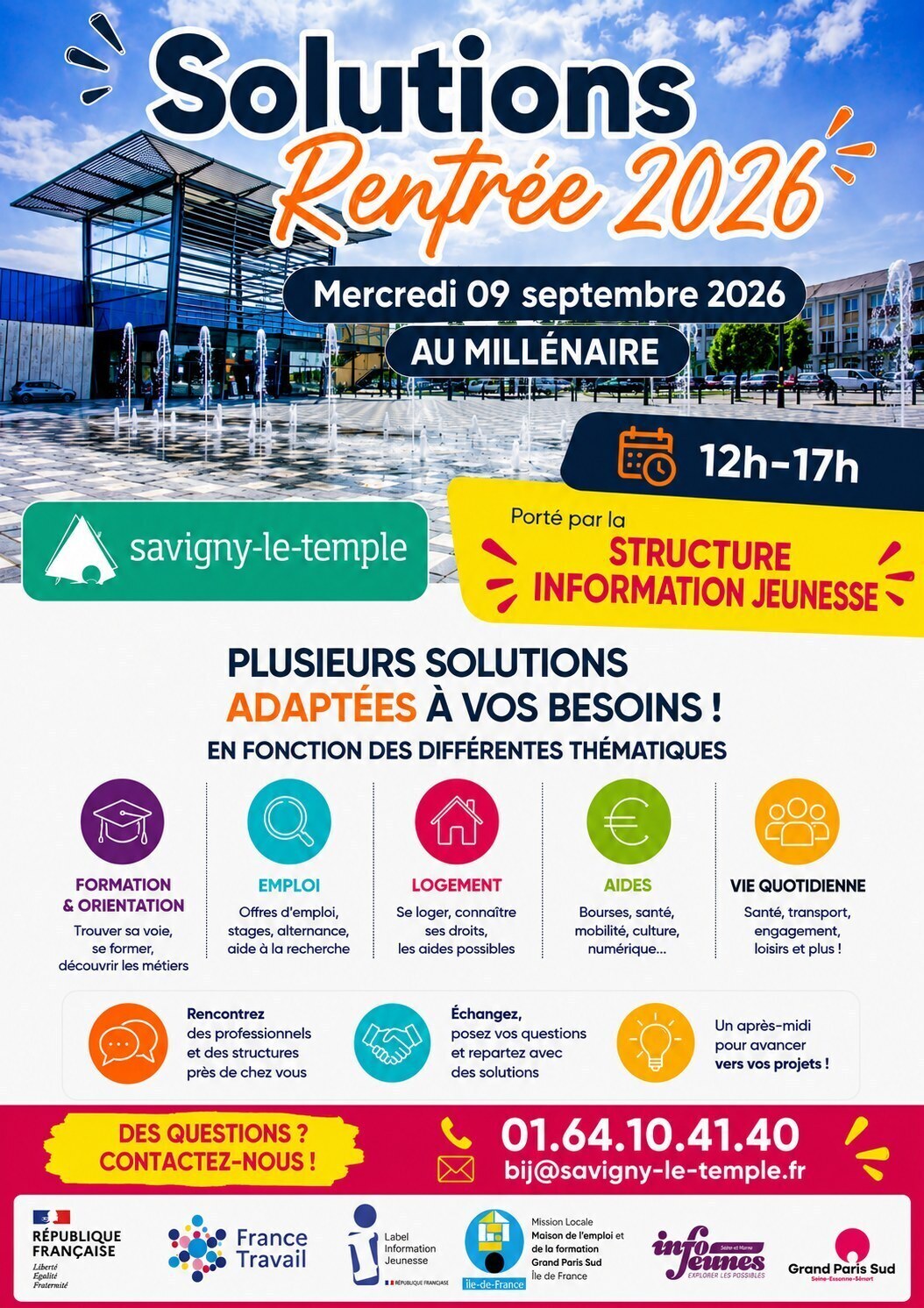 affiche forum solution rentrée