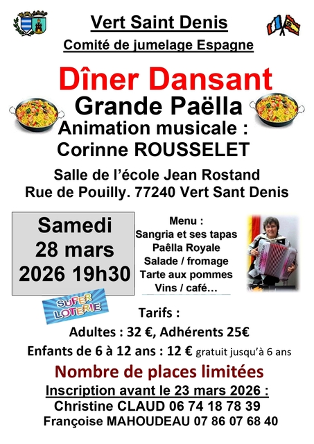 Affiche dîner dansant