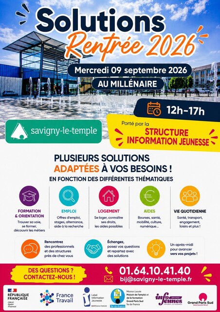 affiche forum solution rentrée