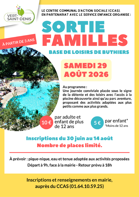 affiche sortie familles