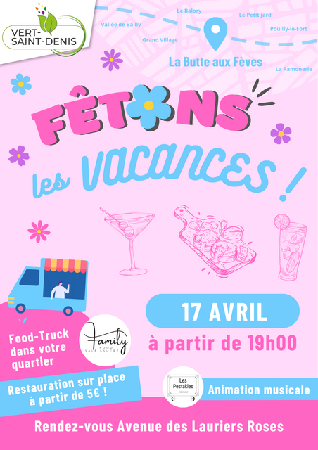 Fêtons les vacances 17/04/2026