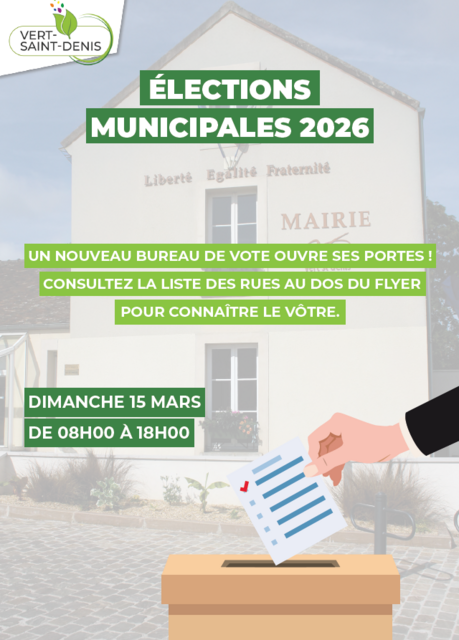 Flyer élections municipales 2026