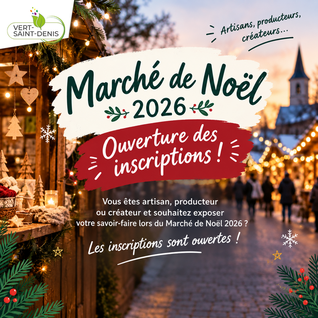 Inscription marché de noel 2026
