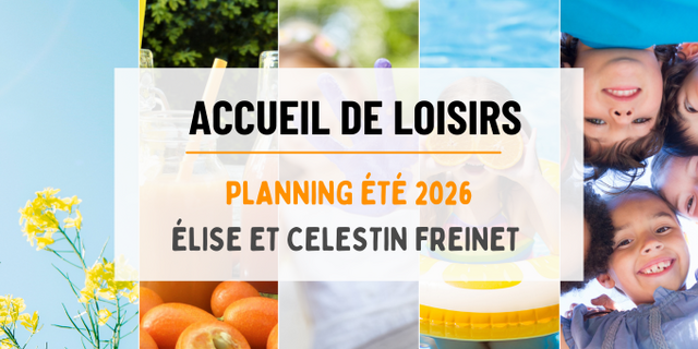 Planning accueil loisirs