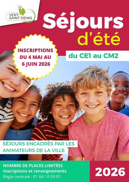 SEJOURS ETE 2026